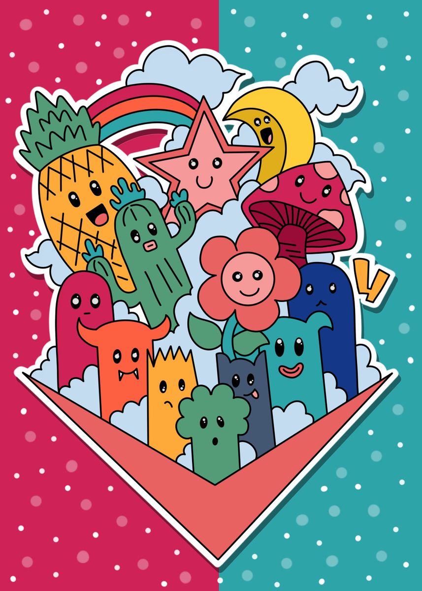 'Doodle Art' Poster by uart space Displate