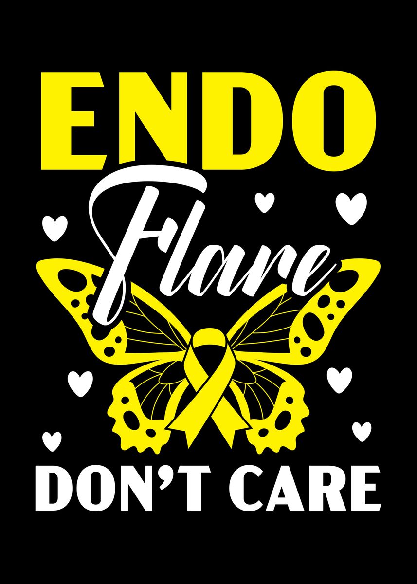 'Endo Flare Dont Care' Poster, picture, metal print, paint by NAO