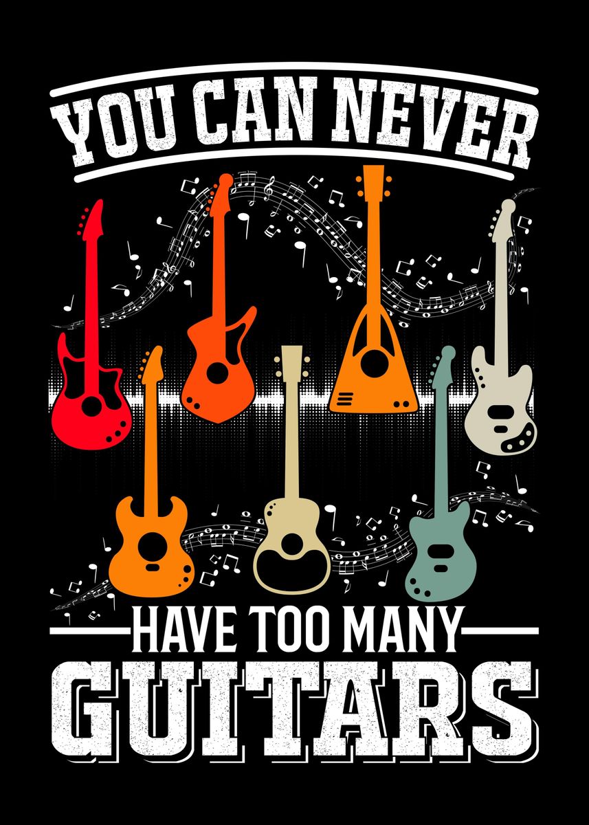 'Guitar Music Guitarist' Poster by professionaldesigns | Displate