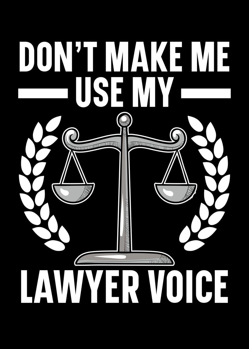 'Lawyers Voice' Poster by NAO Displate