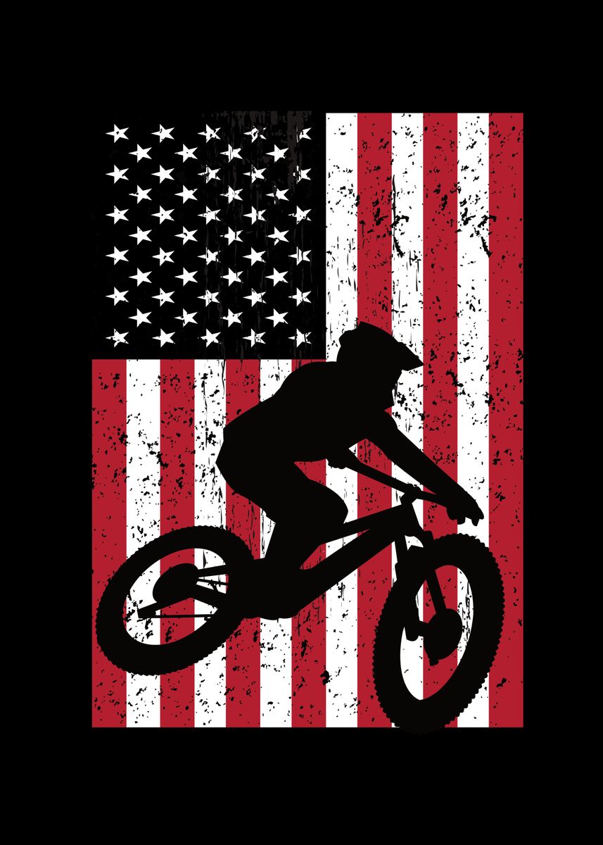 'Downhill Mountainbike' Poster by ZS C O M M E R C E | Displate