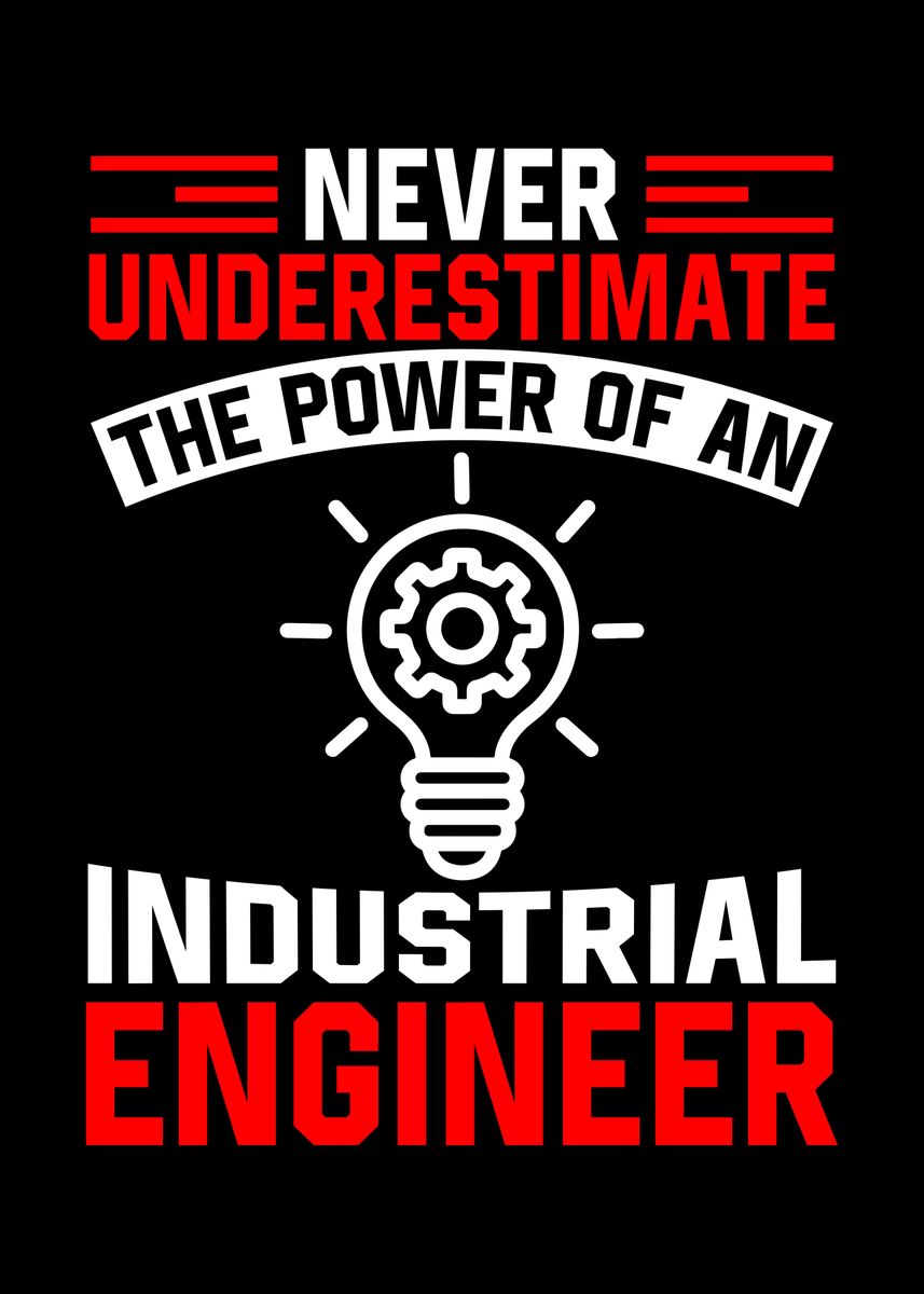 'Industrial Engineer' Poster by Lukes Pixel Studio | Displate