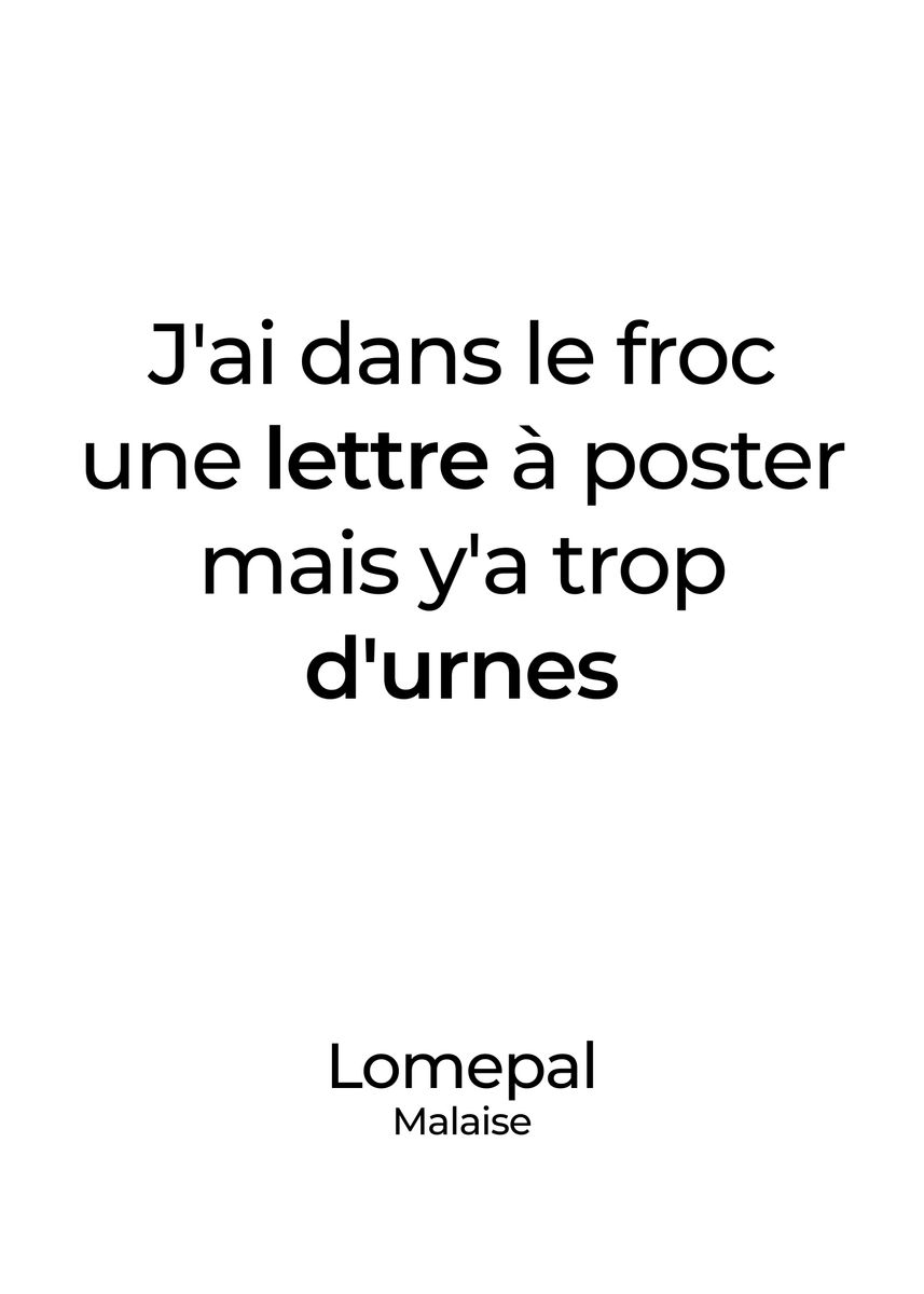 Lomepal Poster Poster By David Leuliette Displate