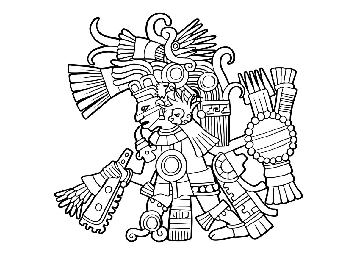 'Tezcatlipoca Aztec God' Poster by AestheticAlex | Displate