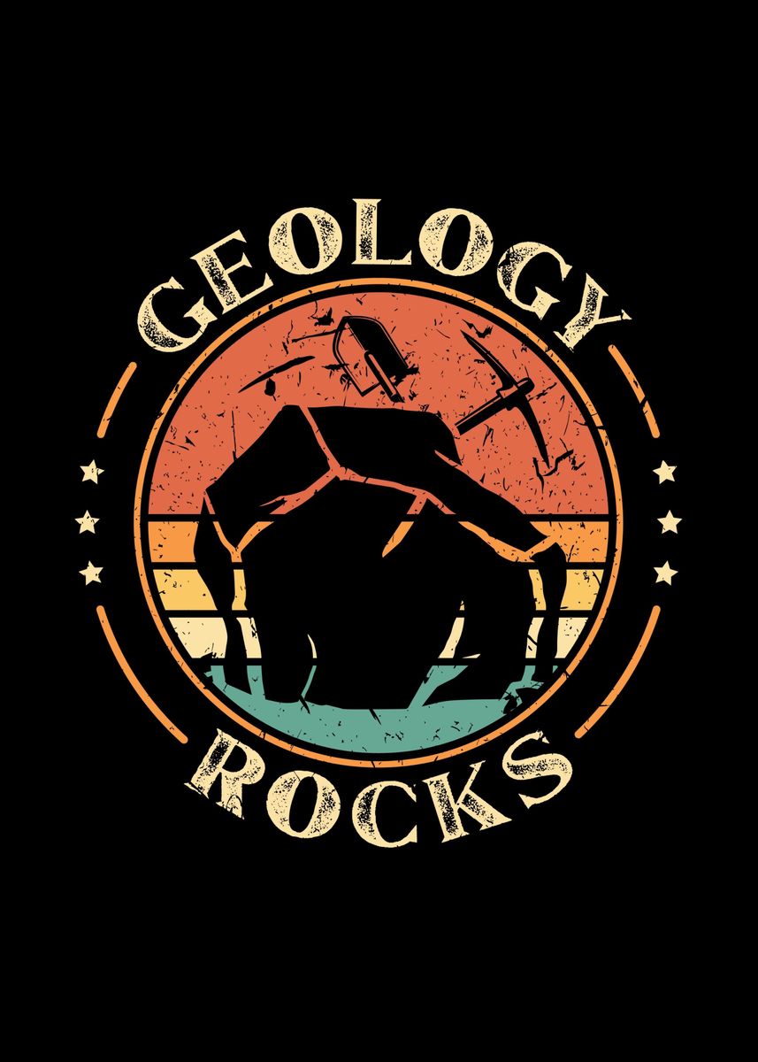 Geologist Rock Hounding' Poster by HumbaHarry Geitner