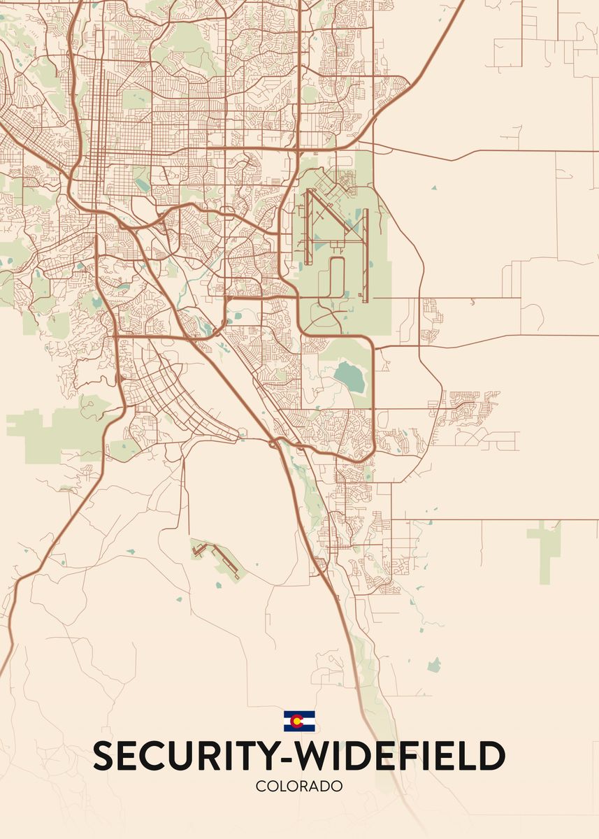 'Security Widefield CO' Poster by IMR Designs Displate