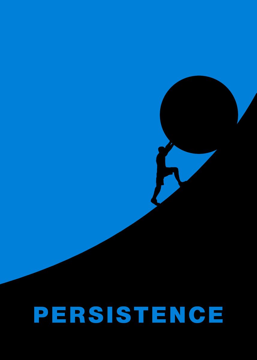 'Persistence' Poster, picture, metal print, paint by ABConcepts | Displate