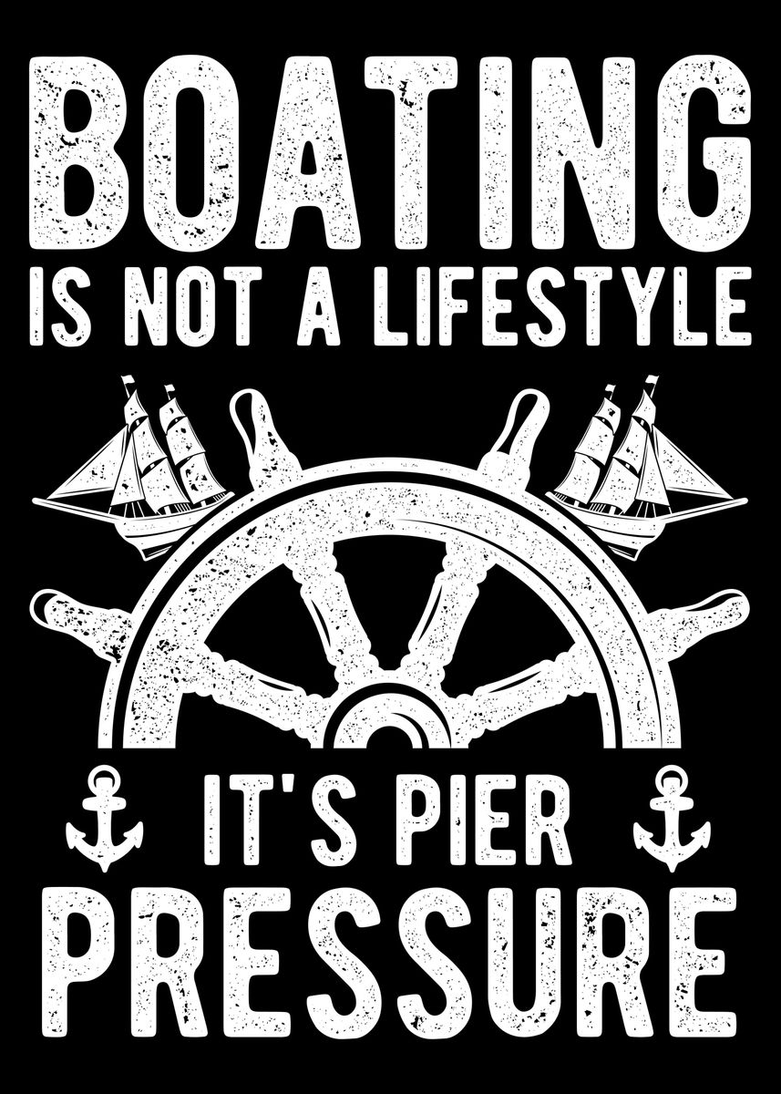 'Funny Boating' Poster by AestheticAlex Displate