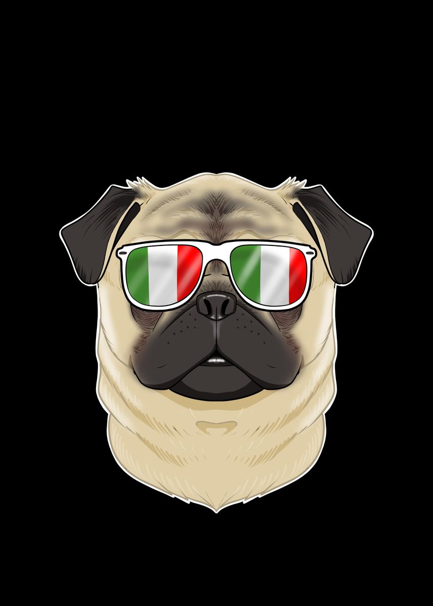 Pug sunglasses Art Board Print for Sale by Pug-Obsession