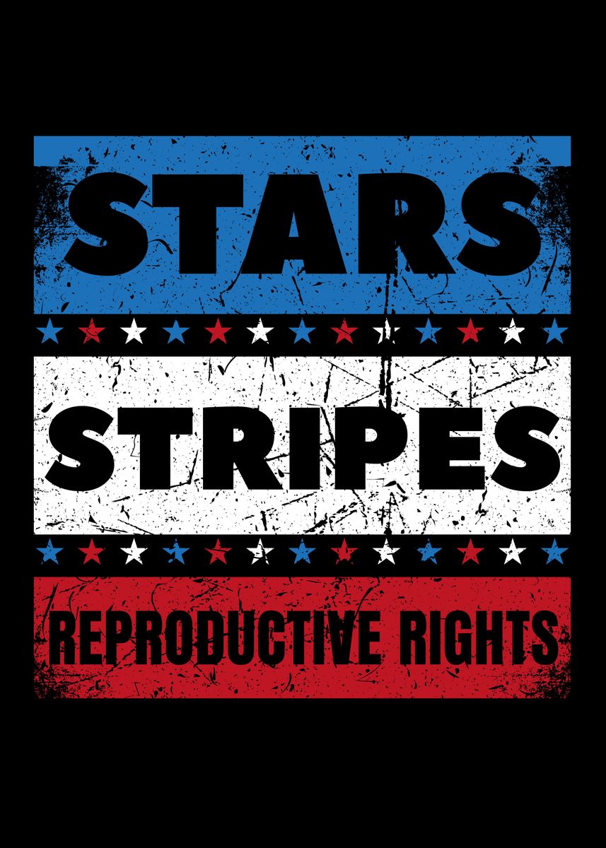 ‘Stars Stripes Reproductive’ Poster by Philip Anders | Displate