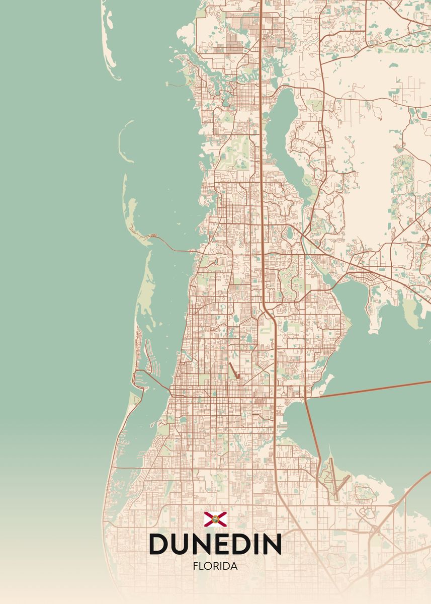 'Dunedin FL' Poster by IMR Designs Displate