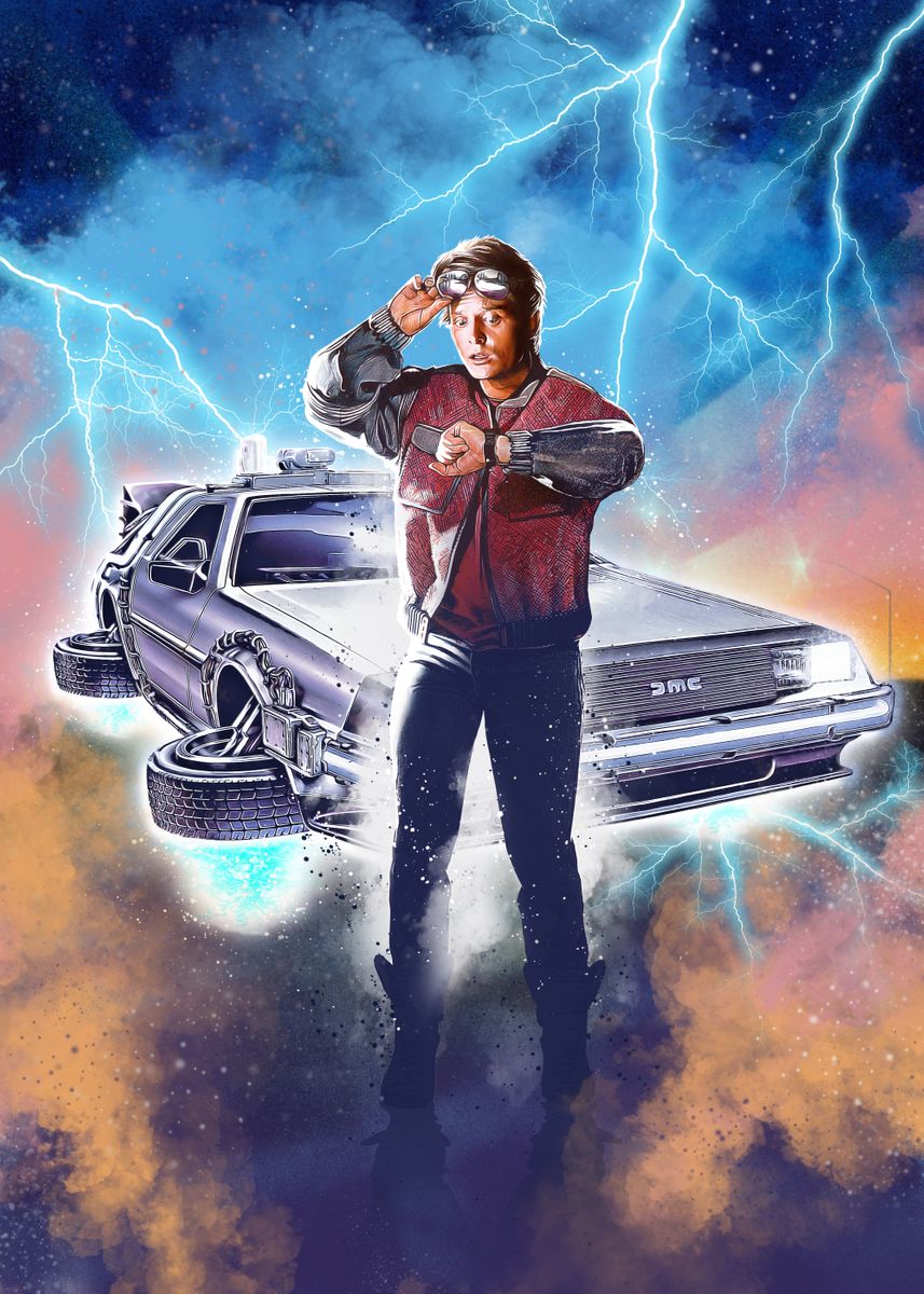 Marty Mcfly Back To The Future Poster
