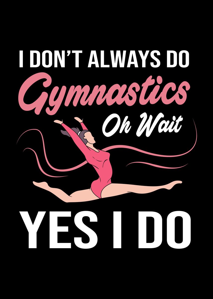 'funny Gymnastics' Poster By Funnygifts 