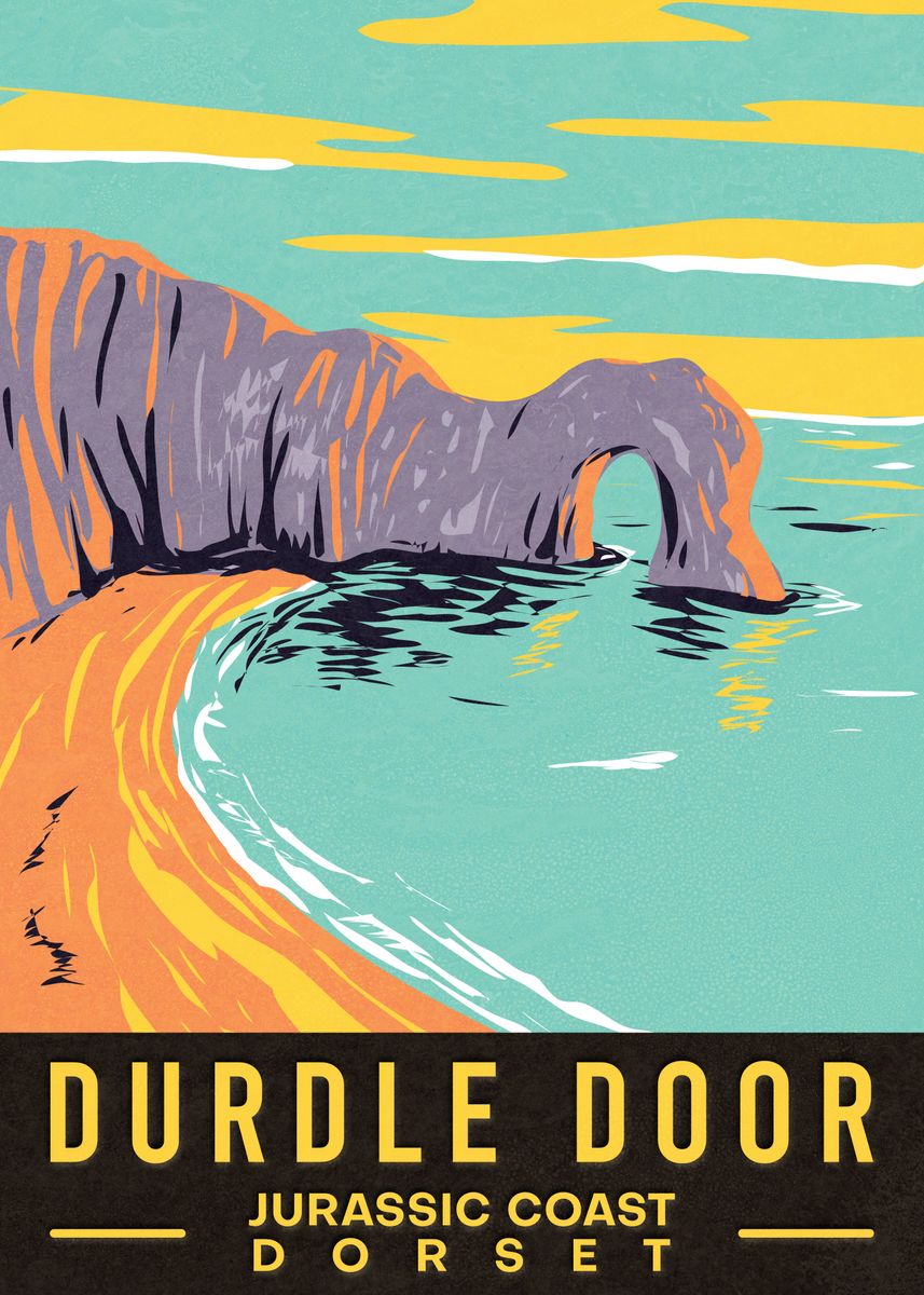 'durdle Door Dorset 02' Poster By Jordan Holmes 