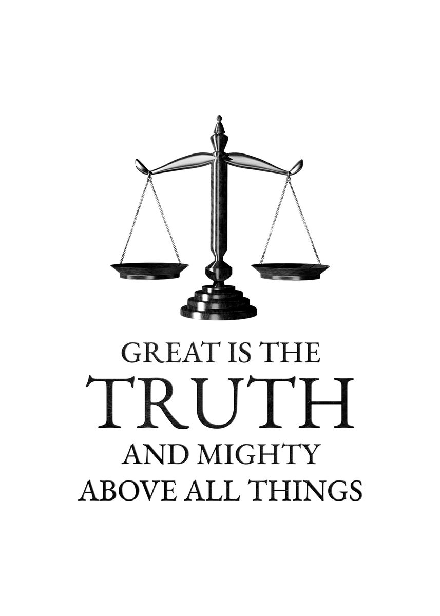 Excellent Truth 'Great Is The Truth' Poster by ABConcepts | Displate