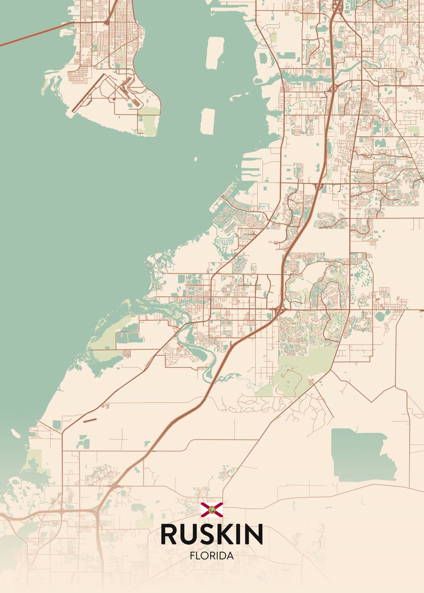 'Ruskin FL' Poster by IMR Designs Displate