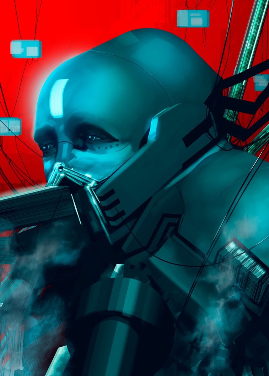 'Intra Machina' Poster by Aaron Rolfe | Displate