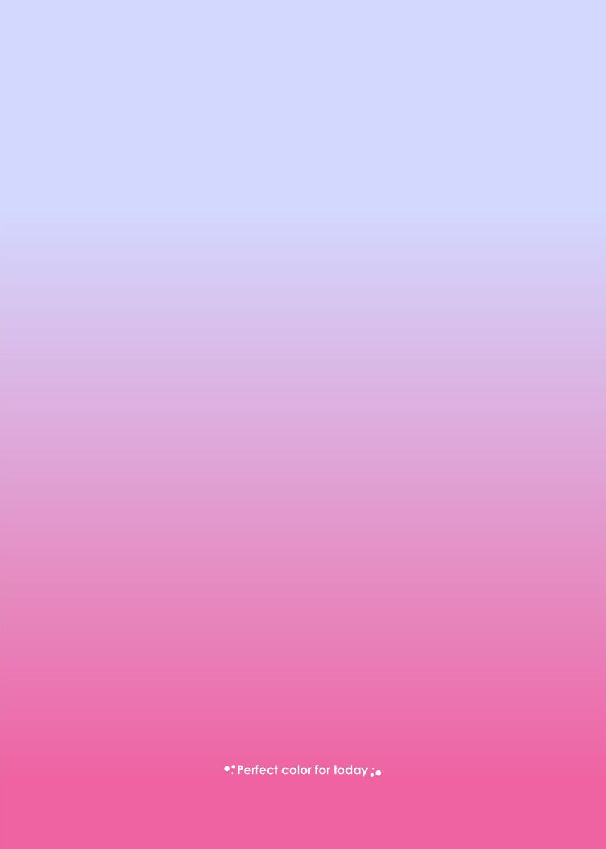'Perfect colors for today' Poster, picture, metal print, paint by ...