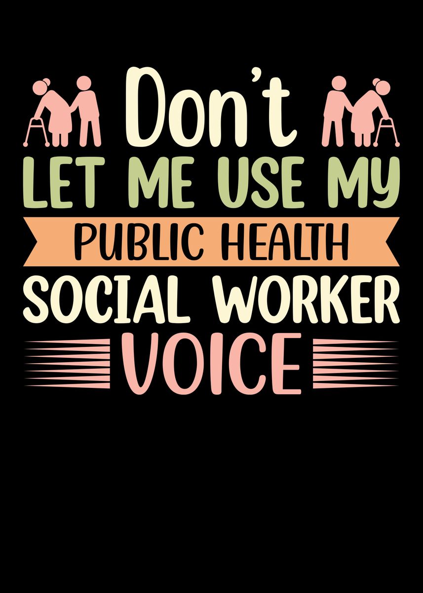 'Health Worker Voice' Poster, Picture, Metal Print, Paint By Lukes ...