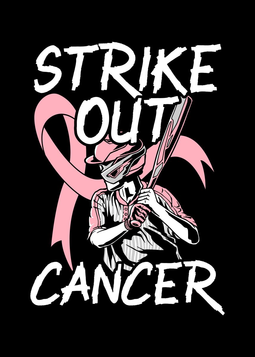 Strike Out Cancer Baseball