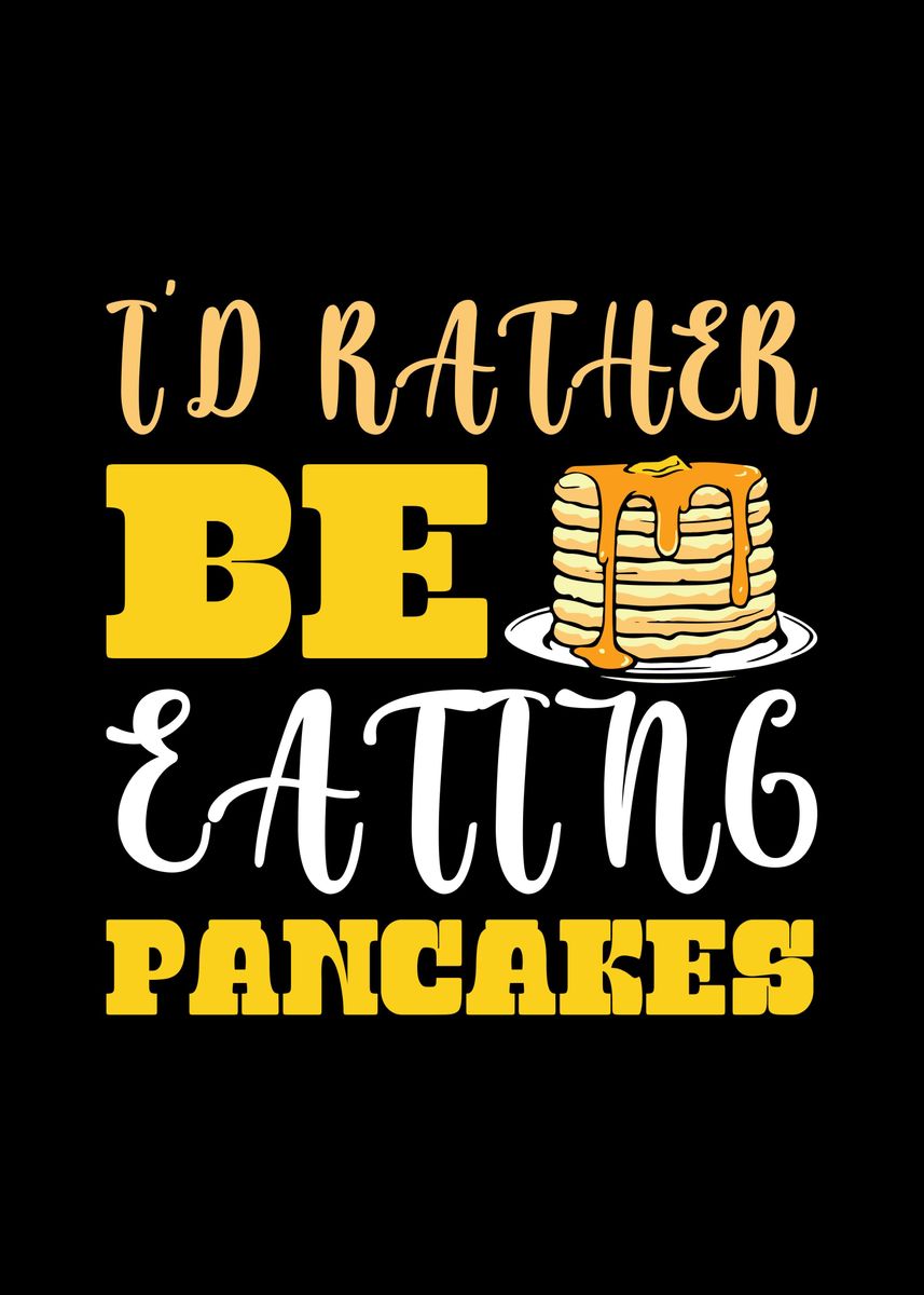 'Pancakes' Poster by Sebastian Wünsche Displate