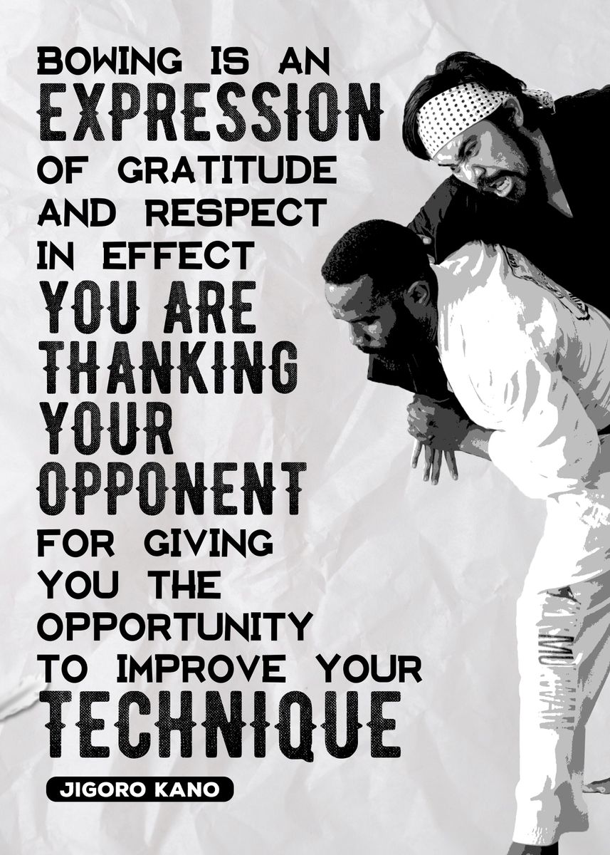 'Jigoro Kano Quote' Poster, picture, metal print, paint by Colorize ...