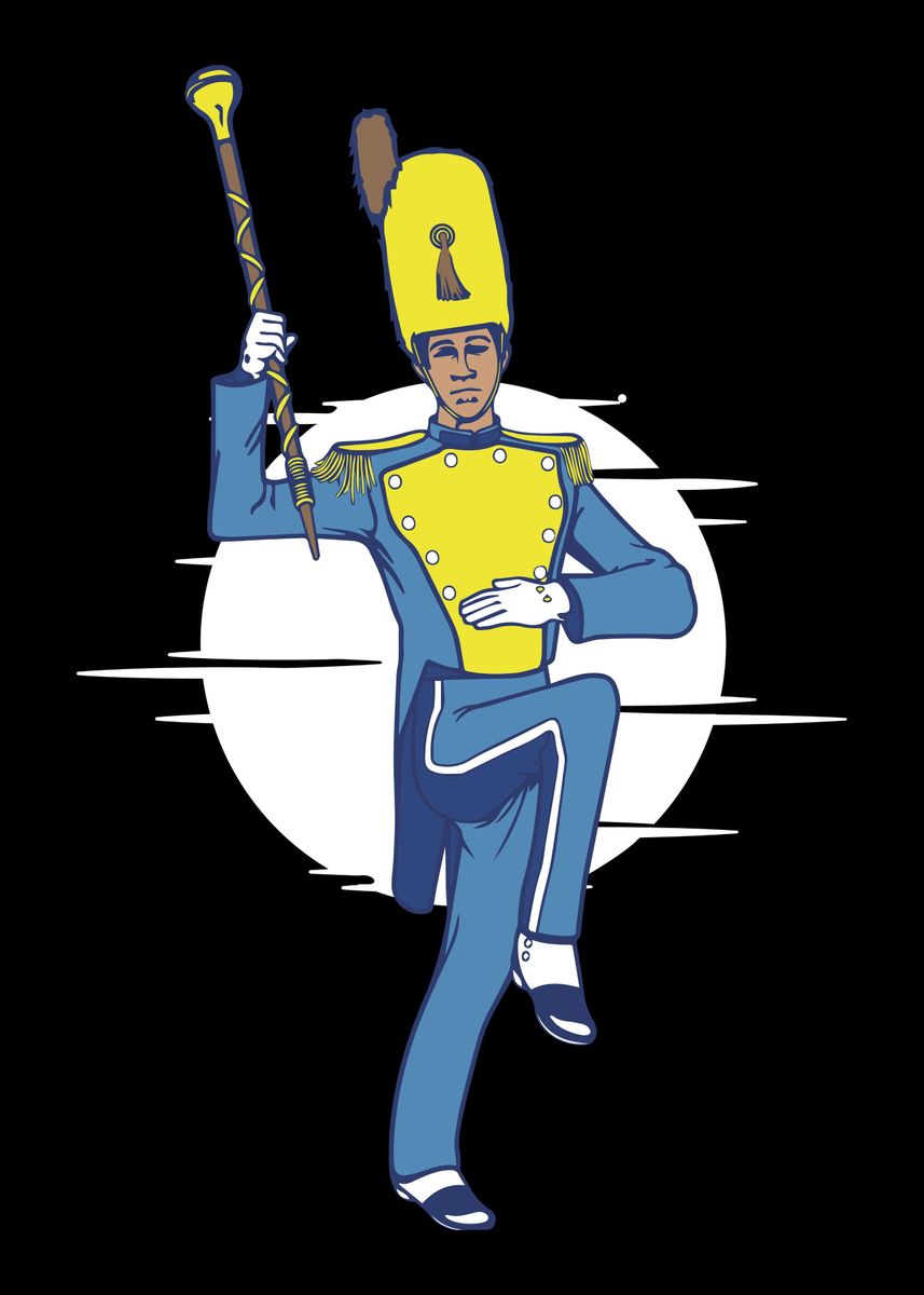 'Marching Band Drumming' Poster by CrazySquirrel Displate