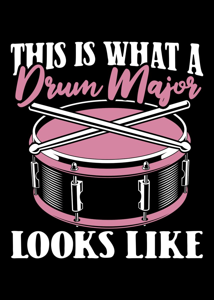 'Marching Band Drumming' Poster by BobbyBubble Displate