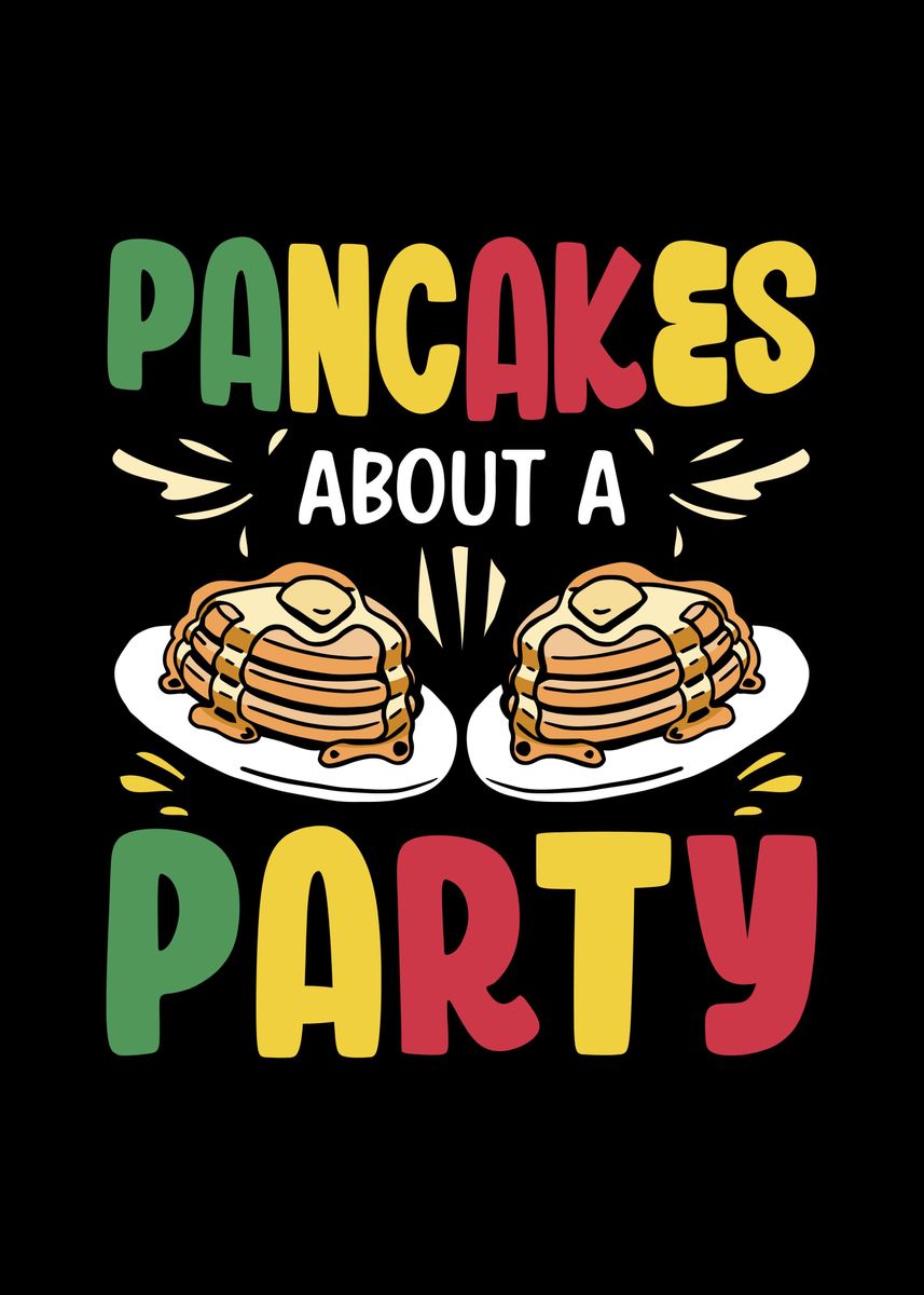 'Pancakes' Poster by Sebastian Wünsche Displate