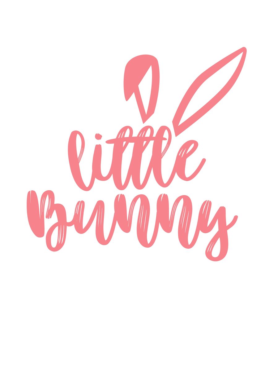 'Little Bunny' Poster by RECTANGLE BLACK | Displate