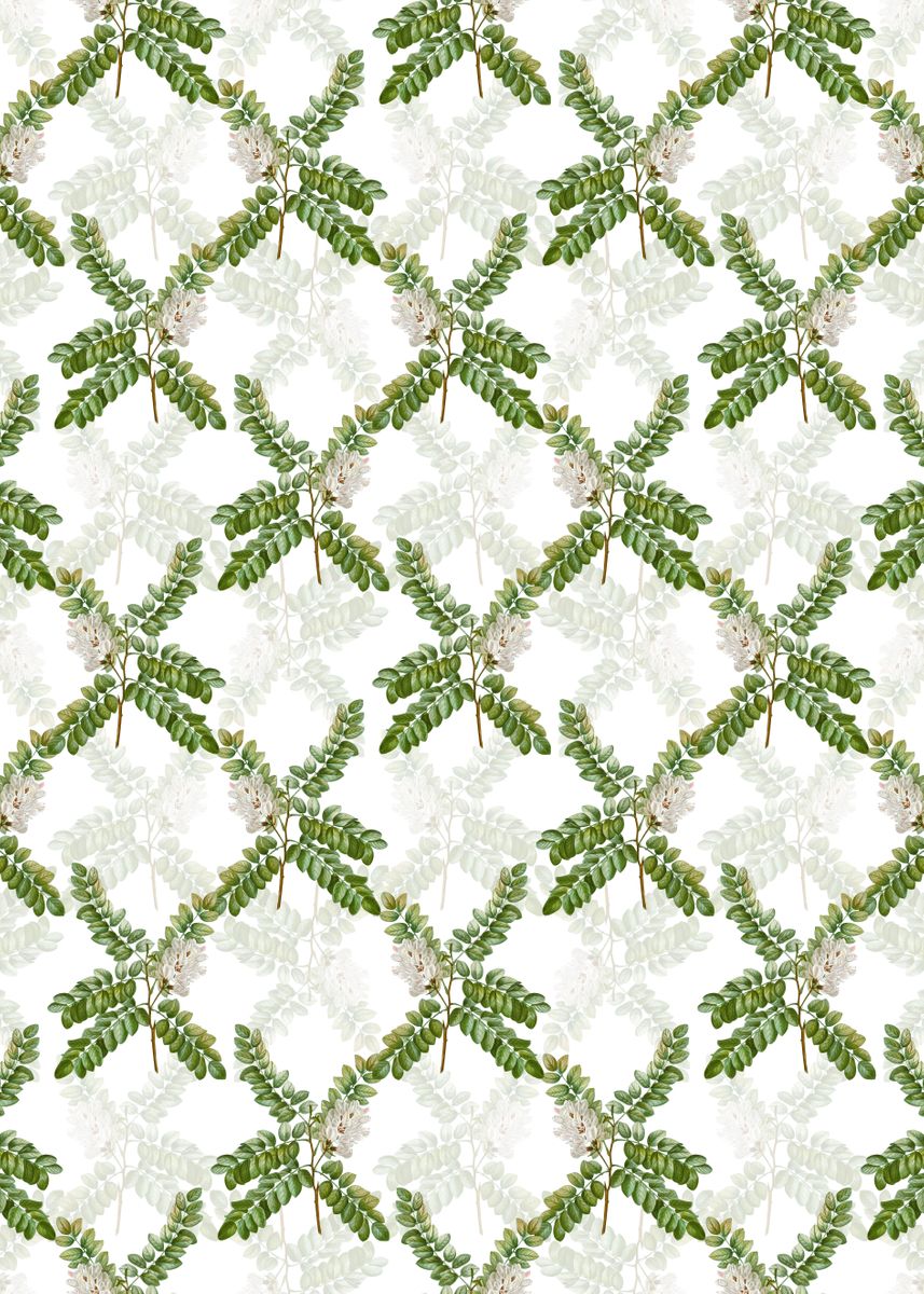 'Clammy Locust Pattern' Poster, picture, metal print, paint by Holy ...