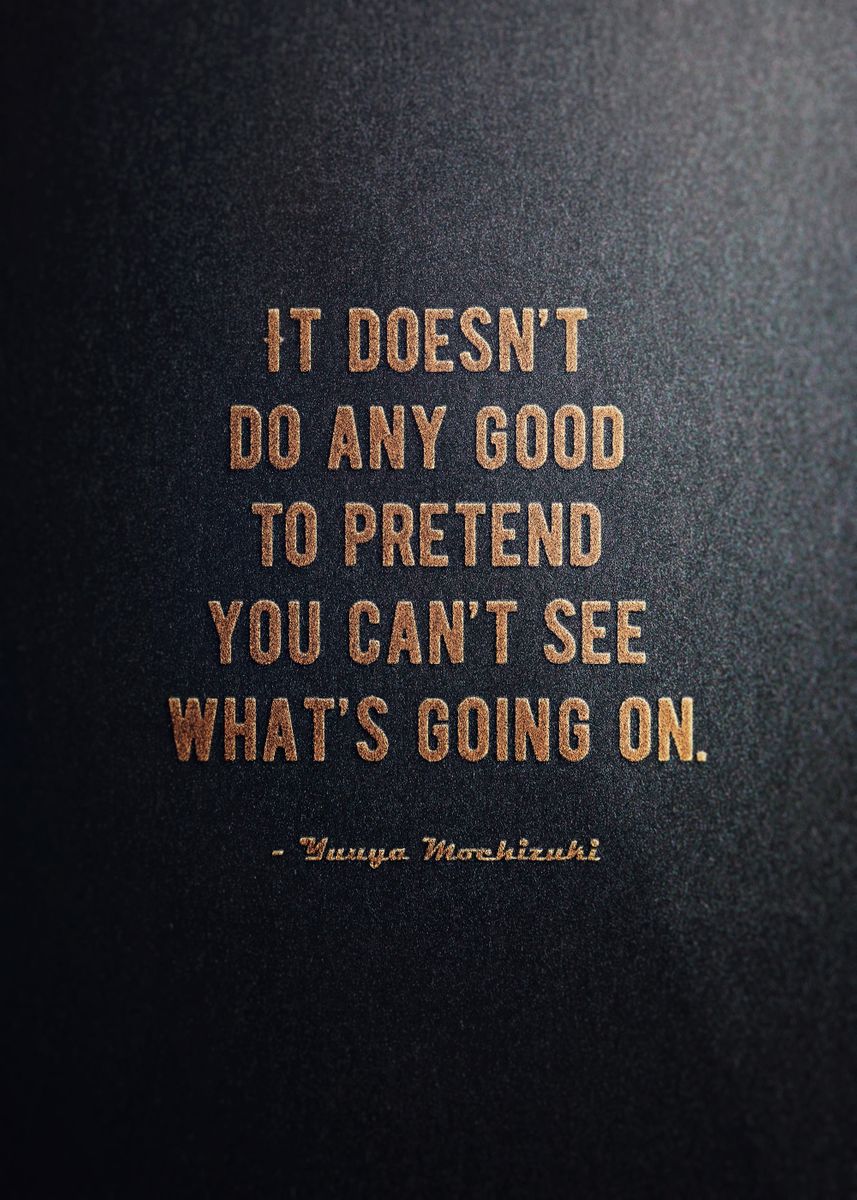 'Anime Quote' Poster by Aesthetic Posters Displate