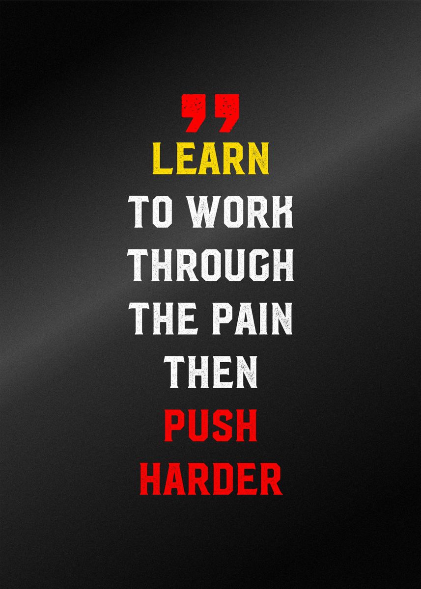 'gym and fitness motivation' Poster by Limited Displates Project | Displate