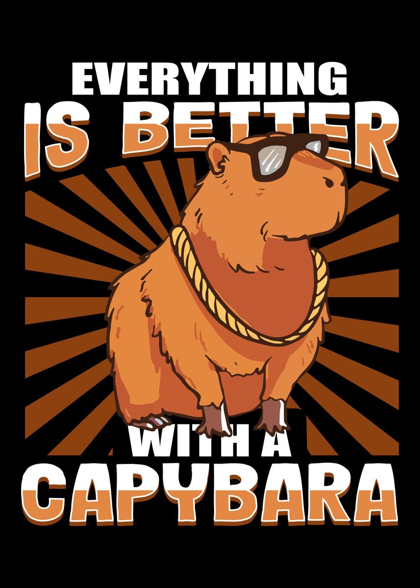 Capivara Posters for Sale