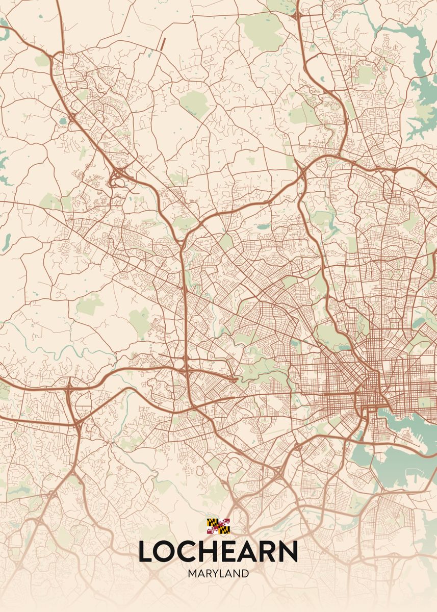 'Lochearn MD' Poster by IMR Designs Displate