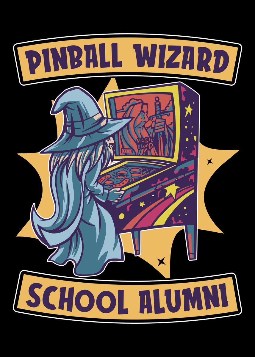 Pinball Arcade Game Poster By BobbyBubble Displate pinball-arcade-game-poster-by-bobbybubble-displate