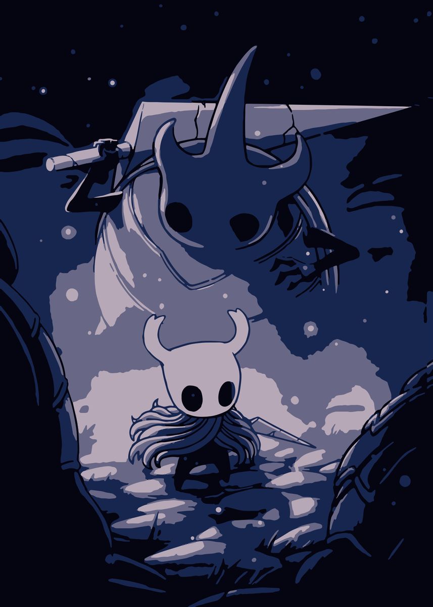 'Hollow Knight' Poster by Silksong Hornet | Displate