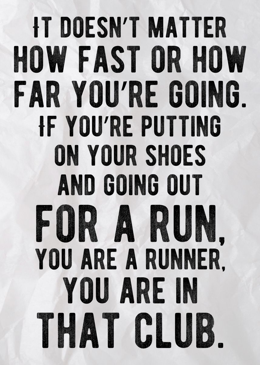 'You Are A Runner' Poster, picture, metal print, paint by Colorize ...