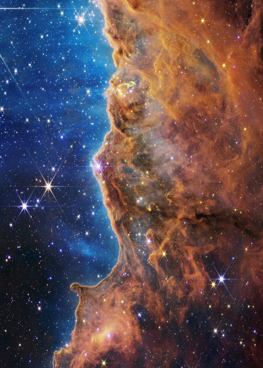 'Carina Nebula NASAs James' Poster, picture, metal print, paint by ...