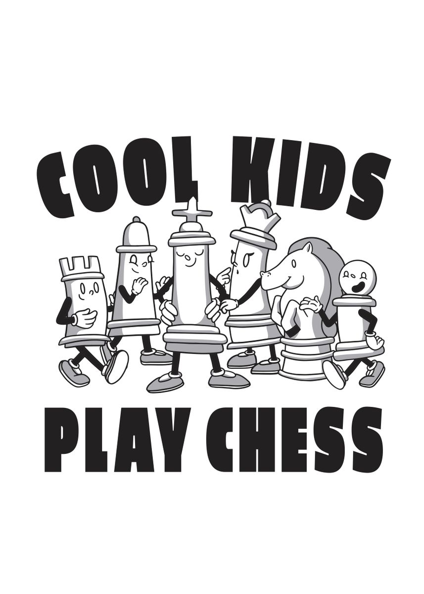 'Chess game characters' Poster by Simon Darren Displate