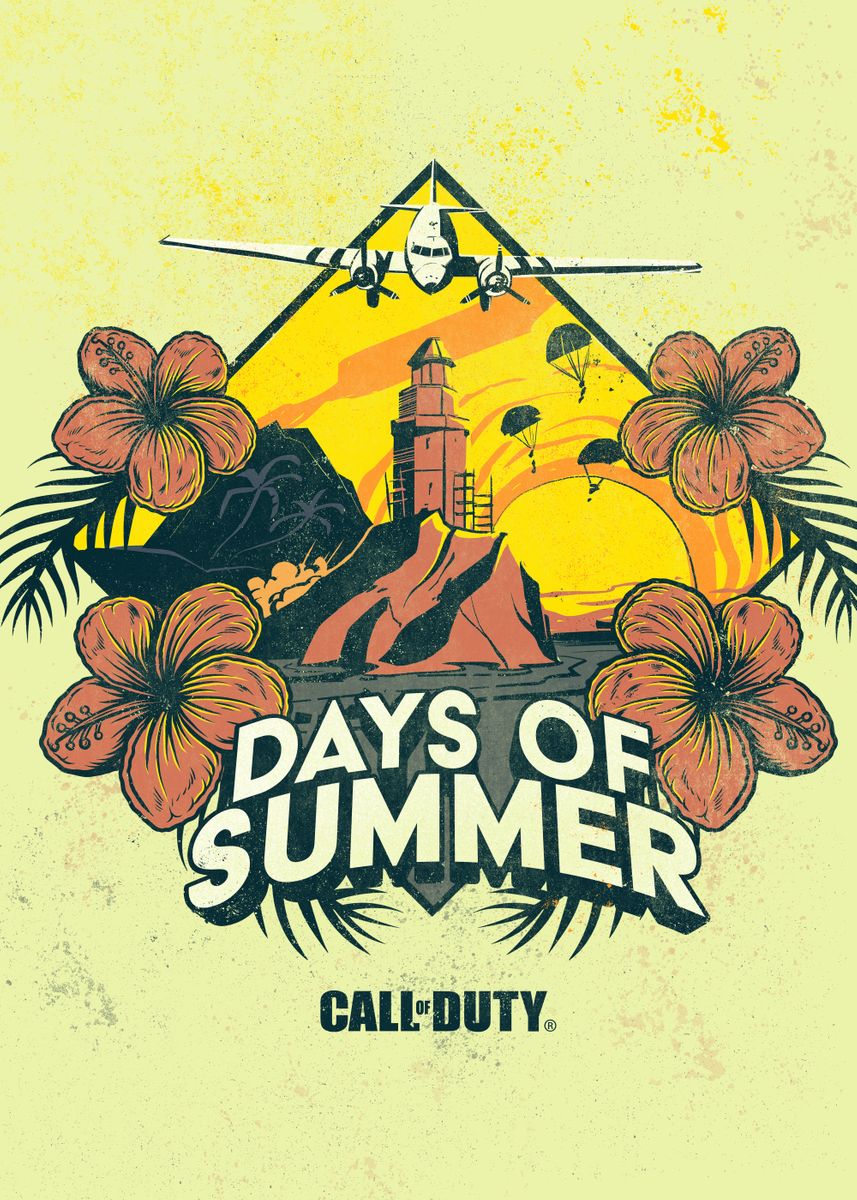 'Days of Summer' Poster, picture, metal print, paint by Call of Duty