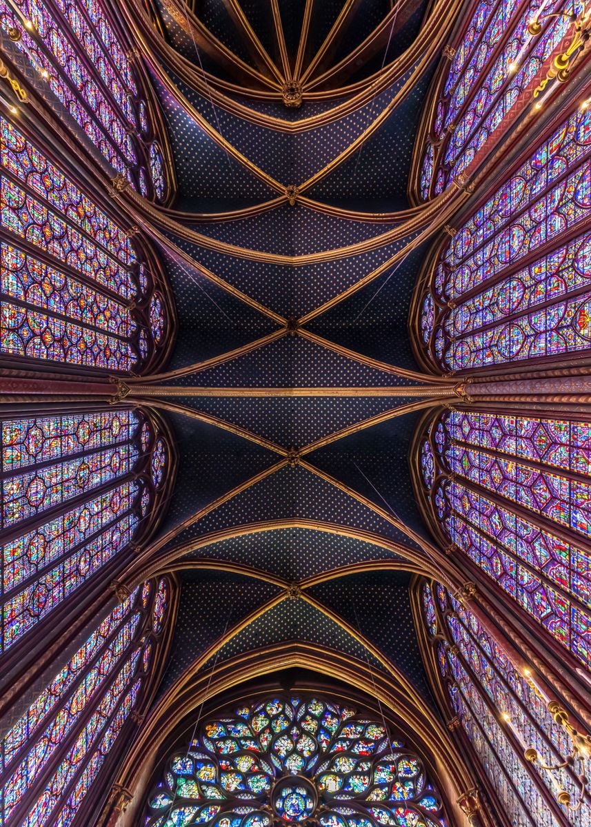 'Sainte Chapelle' Poster, picture, metal print, paint by Mango Art ...