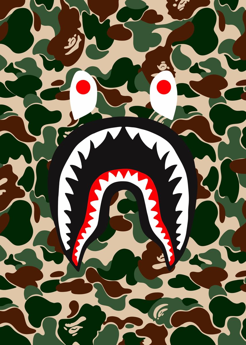 'Bape' Poster by Biopic Studio | Displate