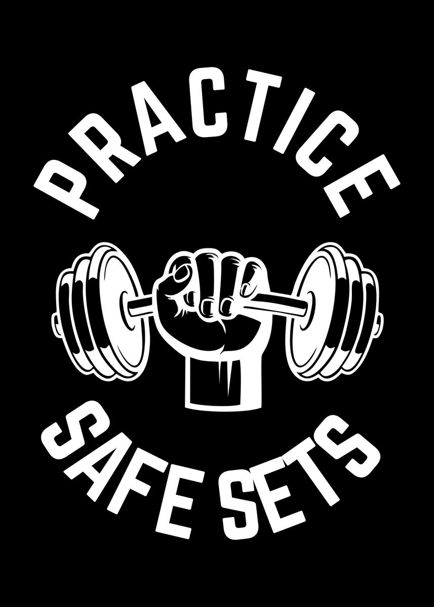 'Pratice Safe Sets' Poster by albran karan Displate