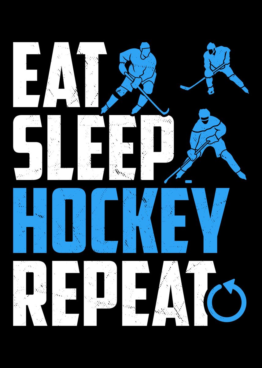 TEAM MEOW HOCKEY' Poster by Adam Lawless, Displate