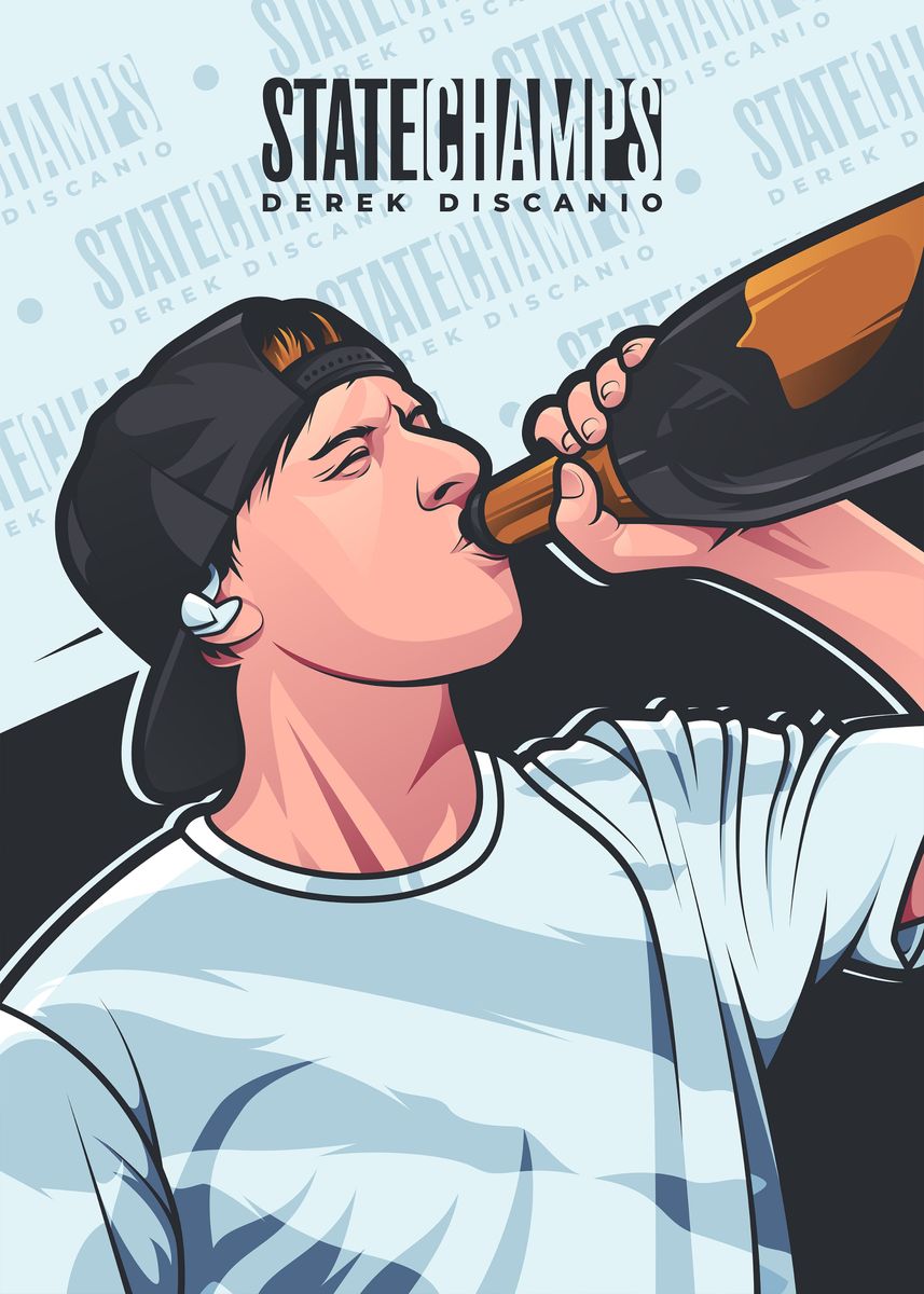 'State Champs Vokalis' Poster, picture, metal print, paint by Fergy ...