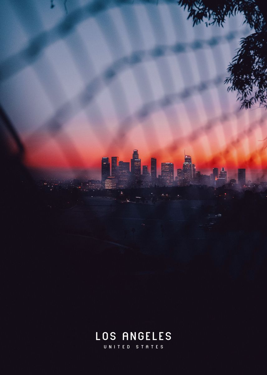 'Los Angeles ' Poster by Explore Universe | Displate