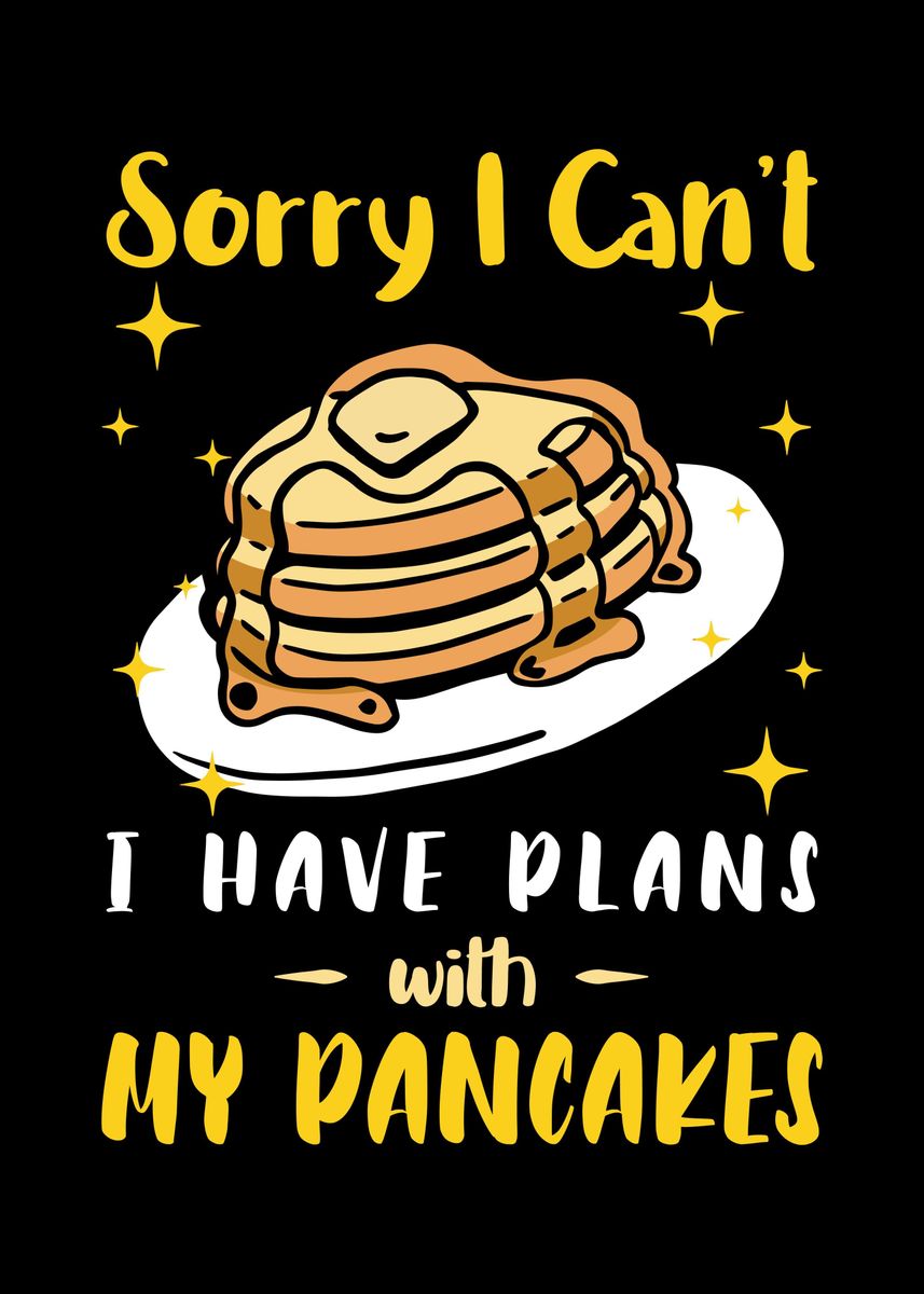 'Pancakes' Poster by Sebastian Wünsche Displate