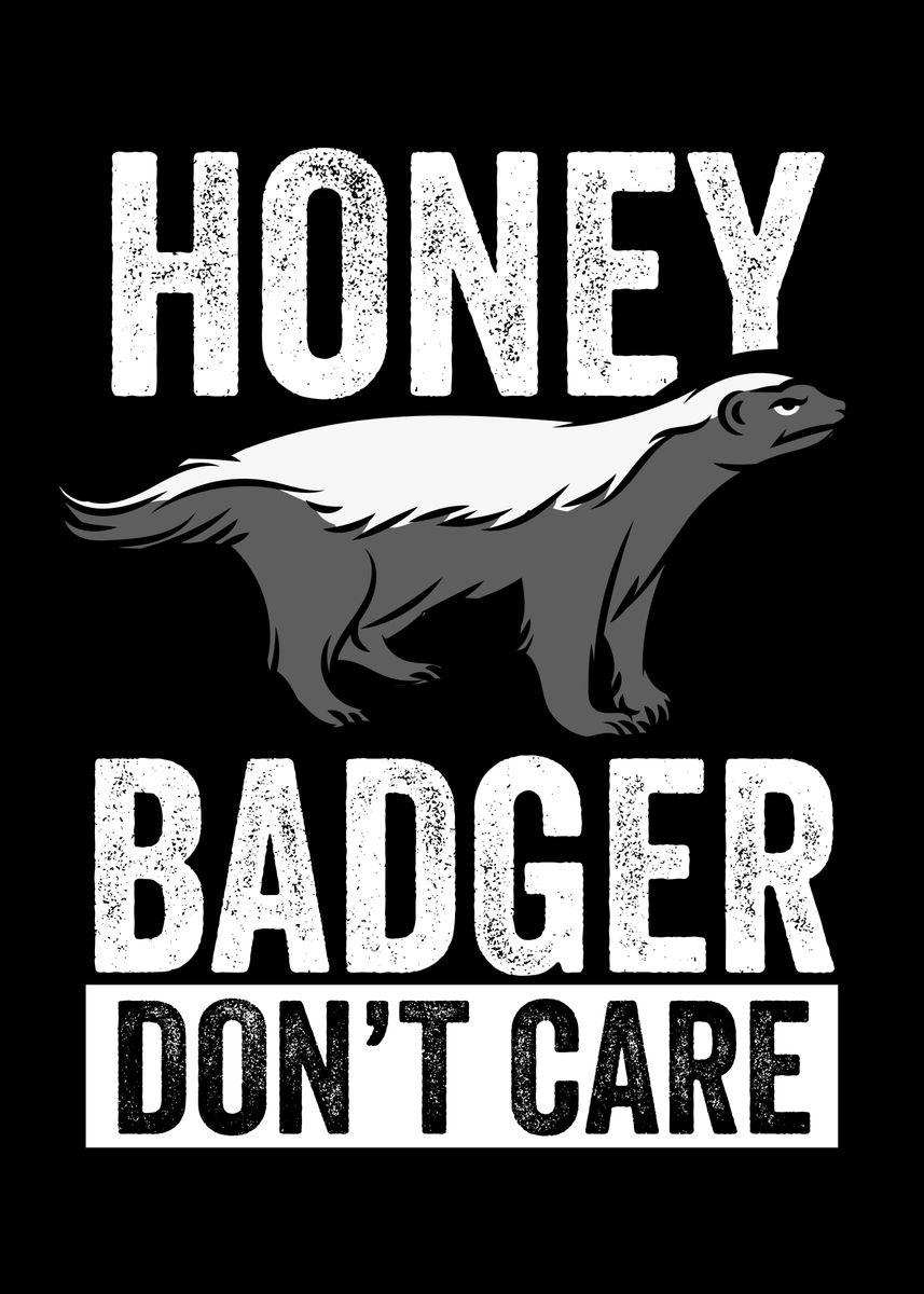 honey badger dont care logo
