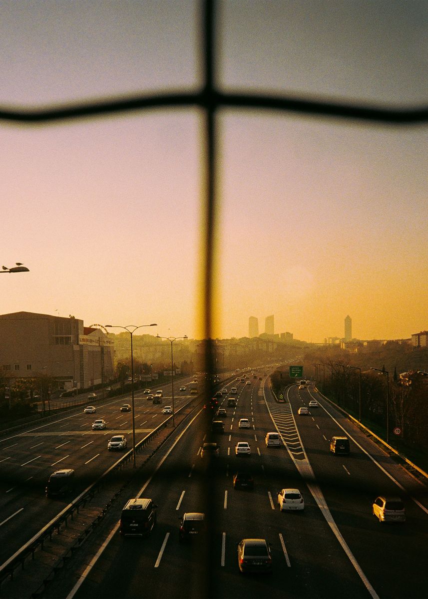 'sunset highway' Poster by Travel Travel | Displate